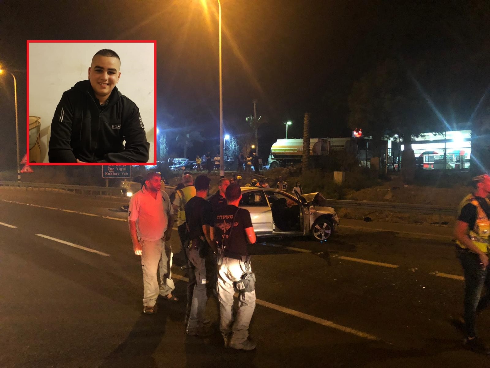 مصرع عدي حسنين (17 عاما) من جلجولية واصابة اخرين في حادث طرق مروع على شارع 444
